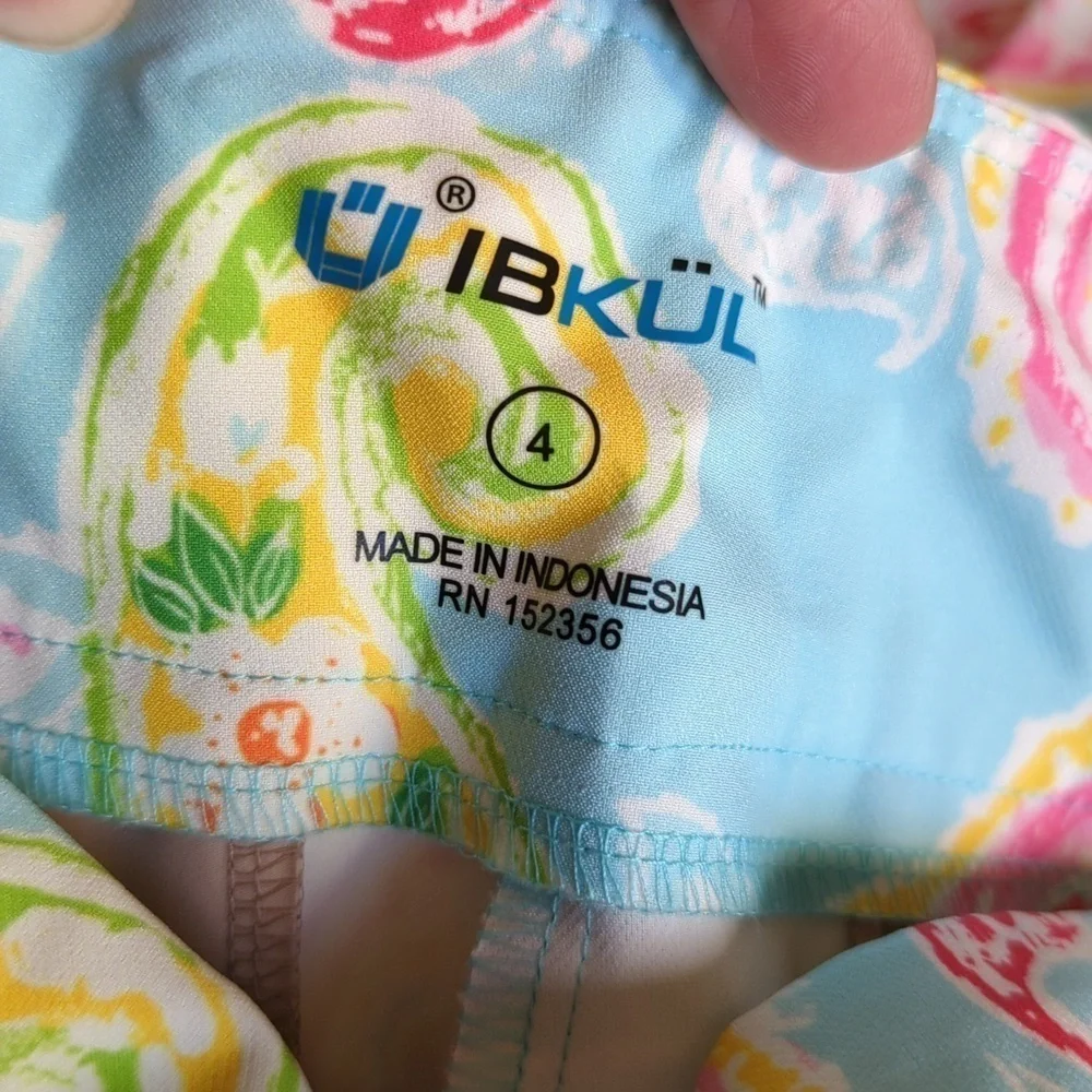 Ikbul UPF 50+ Sharon Seafoam Paisley Floral Golf Outdoors Ankle Pants NWT 4 - Picture 5 of 16